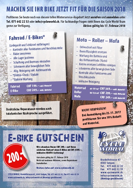 Winterservice-Aktion 2017/2018 Winterservice-Aktion 2017/2018